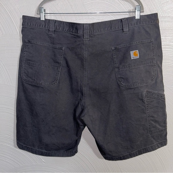 Carhartt Shorts Men Rugged Flex Relaxed Fit Cargo Gray Canvas BS2514-M Size 46 - Picture 4 of 8